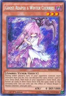 Ghost Reaper & Winter Cherries SHVI-EN040 Unlimited Yu-Gi-Oh card from Shining Victories