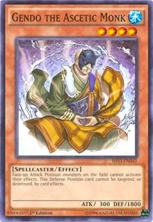Gendo the Ascetic Monk SHVI-EN041 1st Edition Yu-Gi-Oh card from Shining Victories