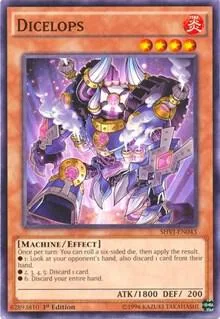 Dicelops SHVI-EN043 1st Edition Yu-Gi-Oh card from Shining Victories