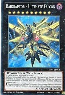 Raidraptor - Ultimate Falcon SHVI-EN053 Yu-Gi-Oh card from Shining Victories