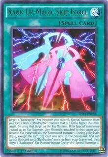 Rank-Up-Magic Skip Force SHVI-EN058 Unlimited Yu-Gi-Oh card from Shining Victories