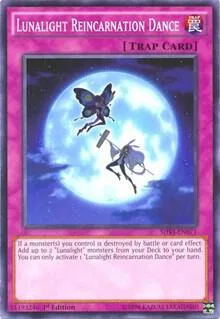 Lunalight Reincarnation Dance SHVI-EN071 1st Edition Yu-Gi-Oh card from Shining Victories