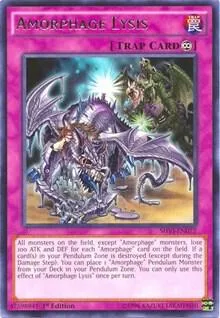 Amorphage Lysis SHVI-EN072 1st Edition Yu-Gi-Oh card from Shining Victories