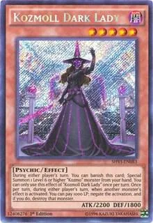 Kozmoll Dark Lady SHVI-EN083 1st Edition Yu-Gi-Oh card from Shining Victories