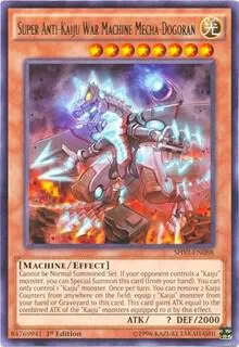 Super Anti-Kaiju War Machine Mecha-Dogoran SHVI-EN088 1st Edition Yu-Gi-Oh card from Shining Victories