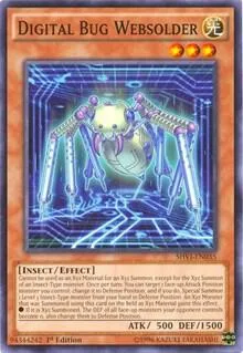 Digital Bug Websolder SHVI-EN035 Unlimited Yu-Gi-Oh card from Shining Victories