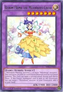 Bloom Prima the Melodious Choir SHVI-EN045 1st Edition Yu-Gi-Oh card from Shining Victories