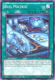 Bug Matrix SHVI-EN064 1st Edition Yu-Gi-Oh card from Shining Victories