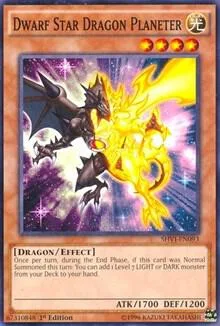 Dwarf Star Dragon Planeter SHVI-EN093 Unlimited Yu-Gi-Oh card from Shining Victories