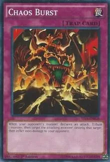 Chaos Burst YS16-EN039 Yu-Gi-Oh card from Starter Deck: Yuya