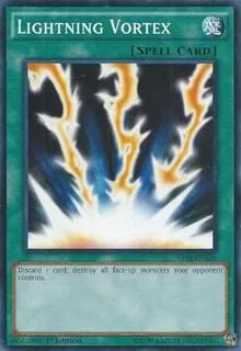 Lightning Vortex YS16-EN026 Yu-Gi-Oh card from Starter Deck: Yuya