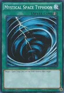 Mystical Space Typhoon YS16-EN025 Yu-Gi-Oh card from Starter Deck: Yuya