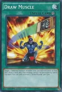 Draw Muscle YS16-EN024 Yu-Gi-Oh card from Starter Deck: Yuya