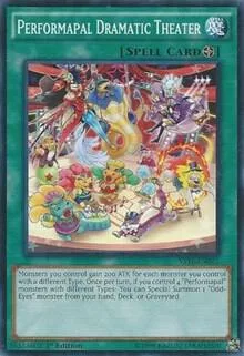 Performapal Dramatic Theater YS16-EN021 Yu-Gi-Oh card from Starter Deck: Yuya