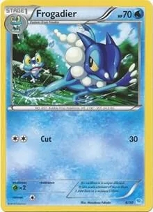 Frogadier 6 #6/30 Pokémon card from XY Trainer Kit: Pikachu Libre & Suicune