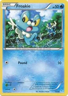 Froakie 23 #23/30 Pokémon card from XY Trainer Kit: Pikachu Libre & Suicune