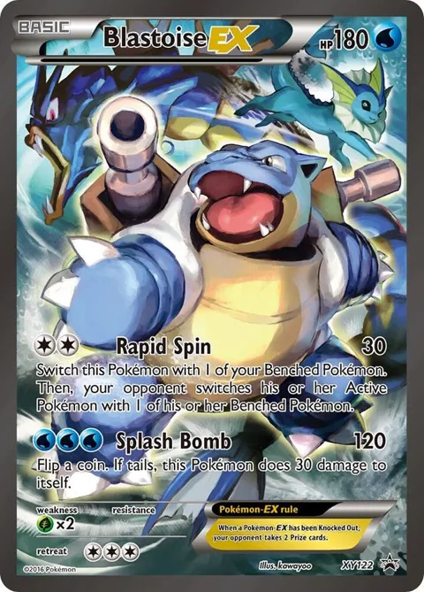Blastoise EX #XY122 Holofoil Pokémon card from XY Promos