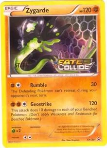 Zygarde - XY129 Prerelease [Staff] #XY129 Holofoil Pokémon card from XY Promos