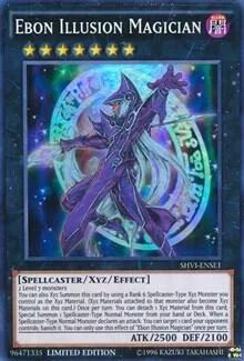 Ebon Illusion Magician SHVI-ENSE1 Yu-Gi-Oh card from Shining Victories