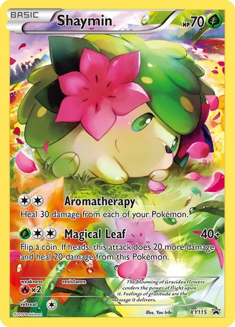 Shaymin #XY115 Holofoil Pokémon card from XY Promos