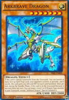 Arkbrave Dragon SR02-EN000 Yu-Gi-Oh card from Structure Deck: Rise of the True Dragons