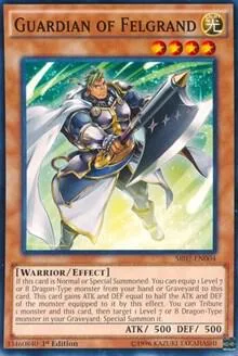 Guardian of Felgrand SR02-EN004 Yu-Gi-Oh card from Structure Deck: Rise of the True Dragons