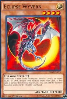 Eclipse Wyvern SR02-EN015 Yu-Gi-Oh card from Structure Deck: Rise of the True Dragons