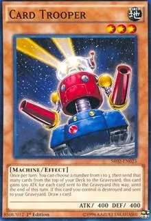 Card Trooper SR02-EN023 Yu-Gi-Oh card from Structure Deck: Rise of the True Dragons