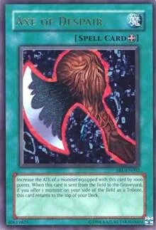 Axe of Despair SRL-002 Yu-Gi-Oh card from Spell Ruler
