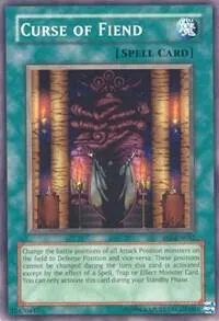 Curse of Fiend SRL-032 Yu-Gi-Oh card from Spell Ruler