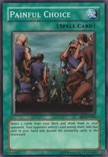 Painful Choice SRL-049 Yu-Gi-Oh card from Spell Ruler