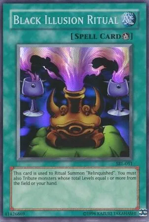 Black Illusion Ritual SRL-051 Yu-Gi-Oh card from Spell Ruler