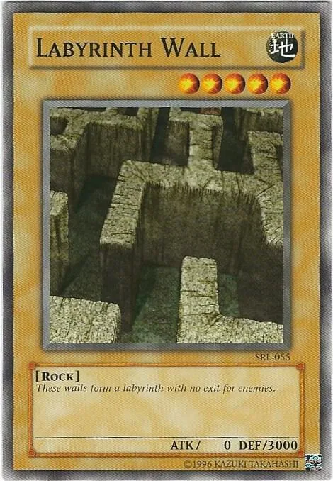 Labyrinth Wall SRL-055 Yu-Gi-Oh card from Spell Ruler