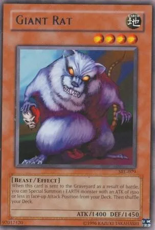 Giant Rat SRL-079 Yu-Gi-Oh card from Spell Ruler