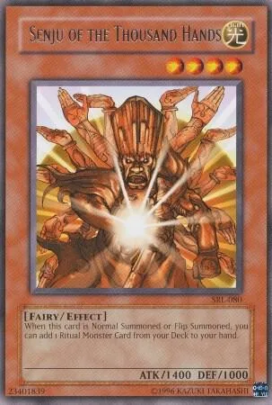 Senju of the Thousand Hands SRL-080 Yu-Gi-Oh card from Spell Ruler