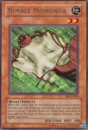 Nimble Momonga SRL-086 Yu-Gi-Oh card from Spell Ruler