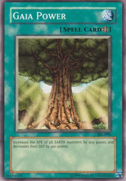 Gaia Power SRL-096 Yu-Gi-Oh card from Spell Ruler
