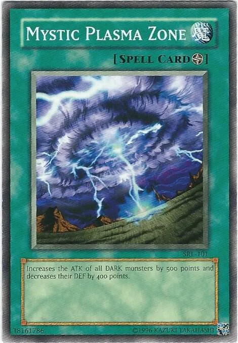 Mystic Plasma Zone SRL-101 Yu-Gi-Oh card from Spell Ruler
