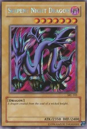 Serpent Night Dragon SRL-103 Yu-Gi-Oh card from Spell Ruler