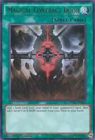 Magical Contract Door MVP1-EN020 Yu-Gi-Oh card from The Dark Side of Dimensions Movie Pack