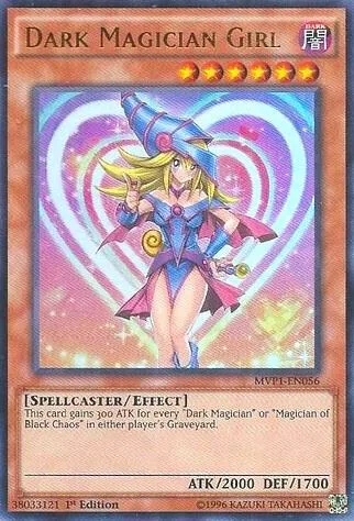 Dark Magician Girl MVP1-EN056 1st Edition Yu-Gi-Oh card from The Dark Side of Dimensions Movie Pack