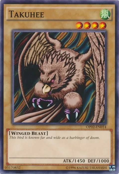 Takuhee OP02-EN014 Yu-Gi-Oh card from OTS Tournament Pack 2