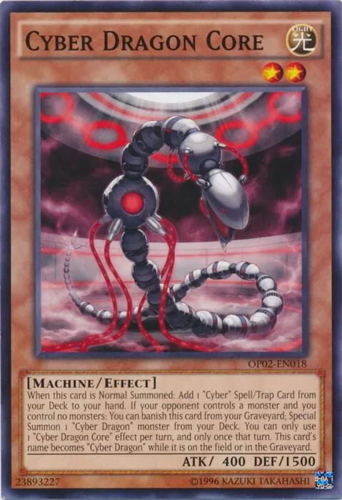 Cyber Dragon Core OP02-EN018 Yu-Gi-Oh card from OTS Tournament Pack 2
