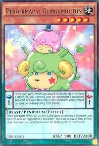 Performapal Gumgumouton TDIL-EN005 1st Edition Yu-Gi-Oh card from The Dark Illusion