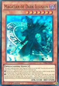 Magician of Dark Illusion TDIL-EN017 1st Edition Yu-Gi-Oh card from The Dark Illusion