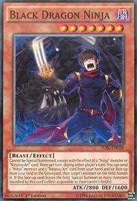 Black Dragon Ninja TDIL-EN036 1st Edition Yu-Gi-Oh card from The Dark Illusion