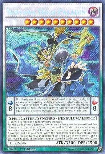 Nirvana High Paladin TDIL-EN046 Yu-Gi-Oh card from The Dark Illusion
