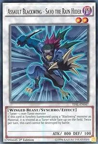 Assault Blackwing - Sayo the Rain Hider TDIL-EN047 1st Edition Yu-Gi-Oh card from The Dark Illusion
