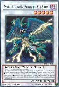 Assault Blackwing - Sohaya the Rain Storm TDIL-EN048 1st Edition Yu-Gi-Oh card from The Dark Illusion
