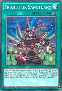 Frightfur Sanctuary TDIL-EN055 1st Edition Yu-Gi-Oh card from The Dark Illusion